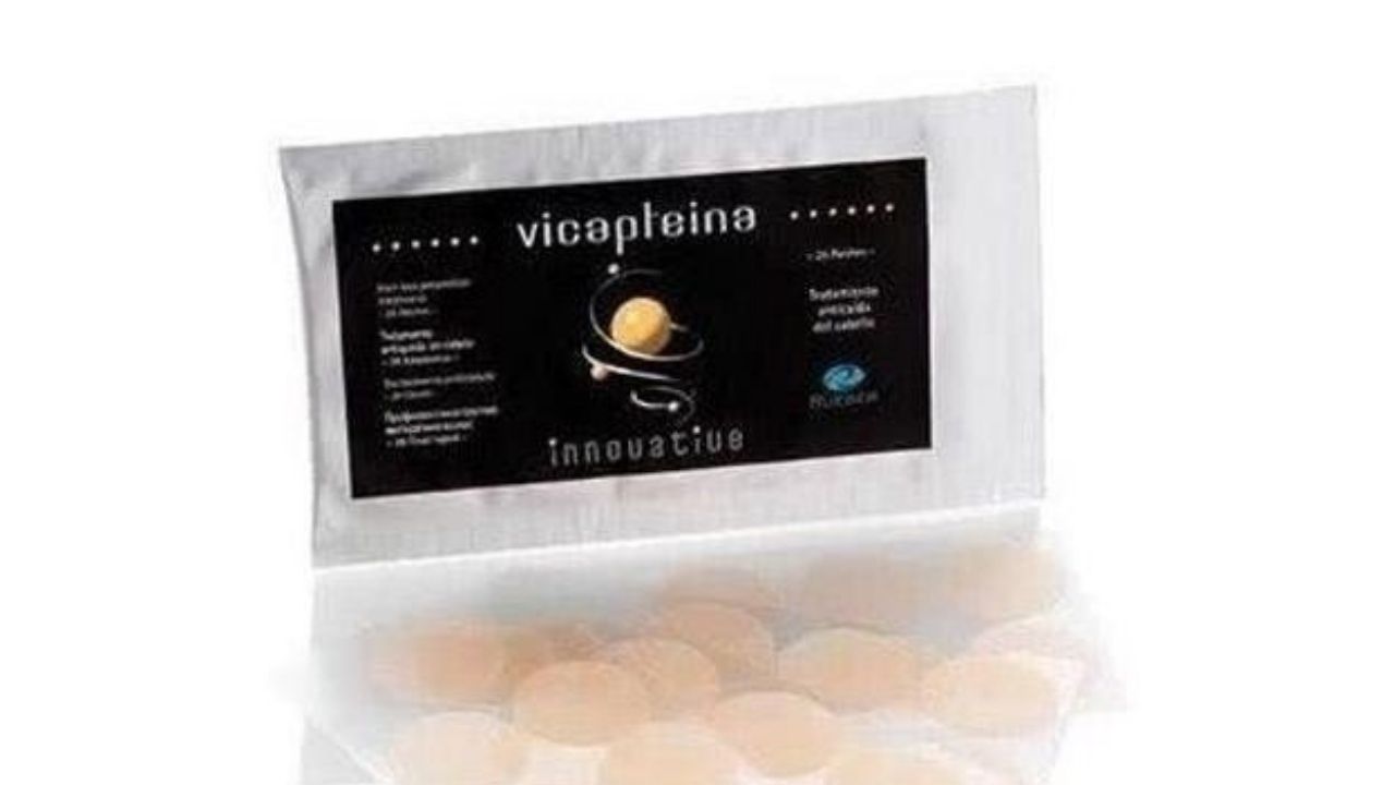 Rueber Vicapteina hair loss patches. 